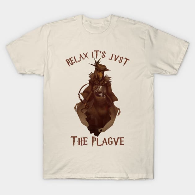 Vintage Plague Doctor T-Shirt by Ringseek